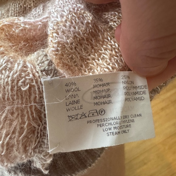 Missoni Textured Knit Sweater in Cream and Tan - Picture 6 of 6